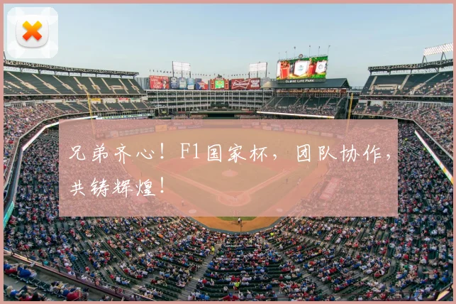 兄弟齐心！F1国家杯，团队协作，共铸辉煌！